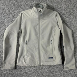 Patagonia Women's Size Small Gray Nylon Full Zip Outerwear Alpine Guide Jacket